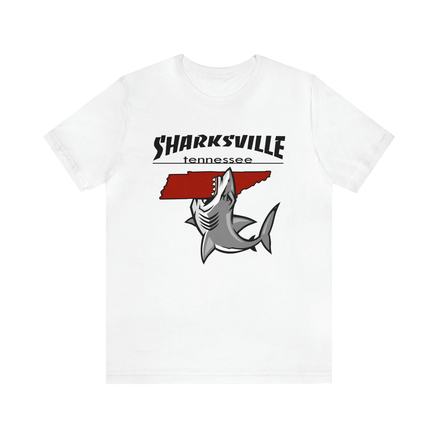 "Sharkbite" Thrash Tee Red Logo