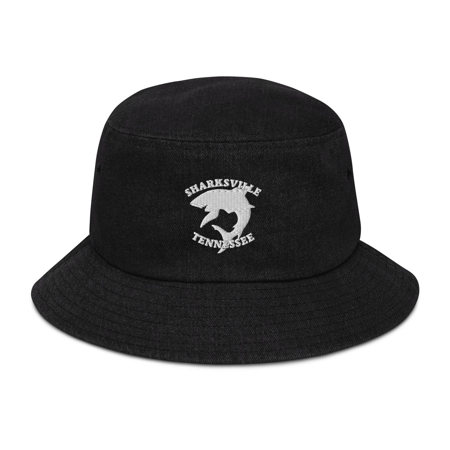 Sharksville Denim Bucket Hat