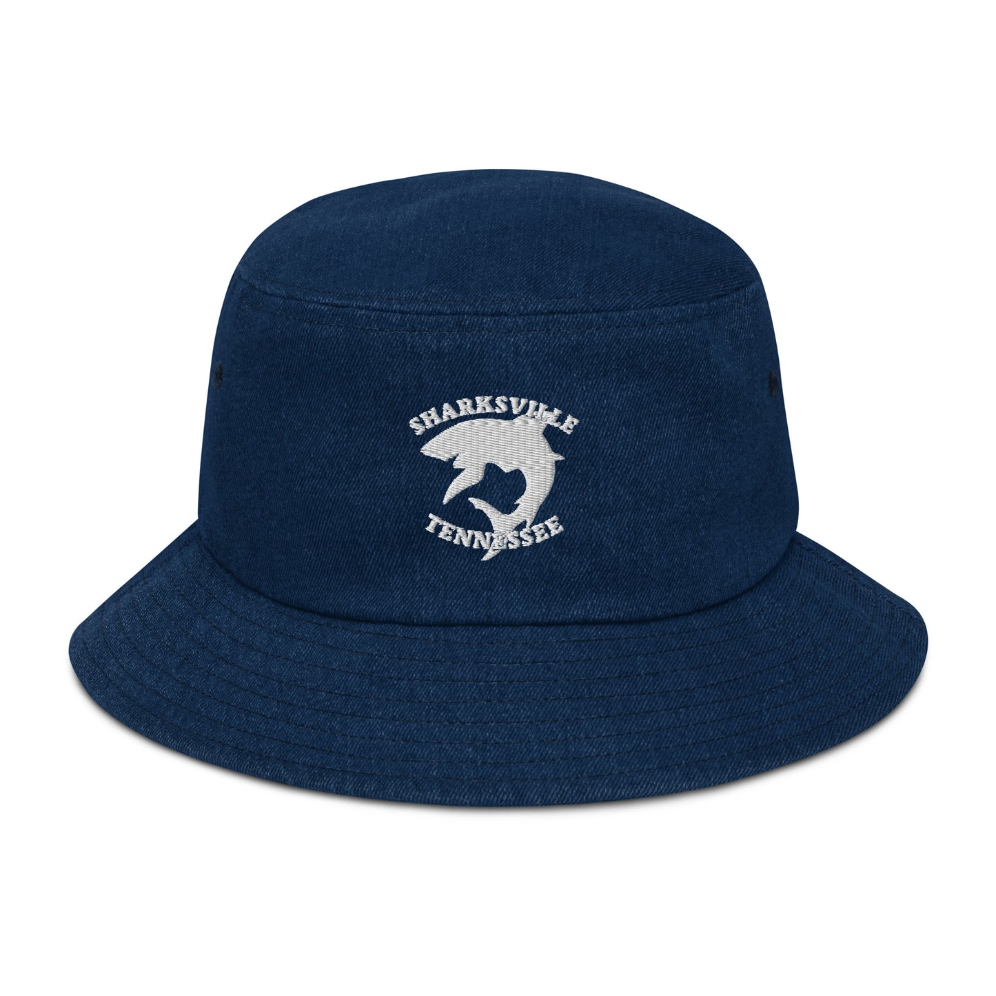 Sharksville Denim Bucket Hat