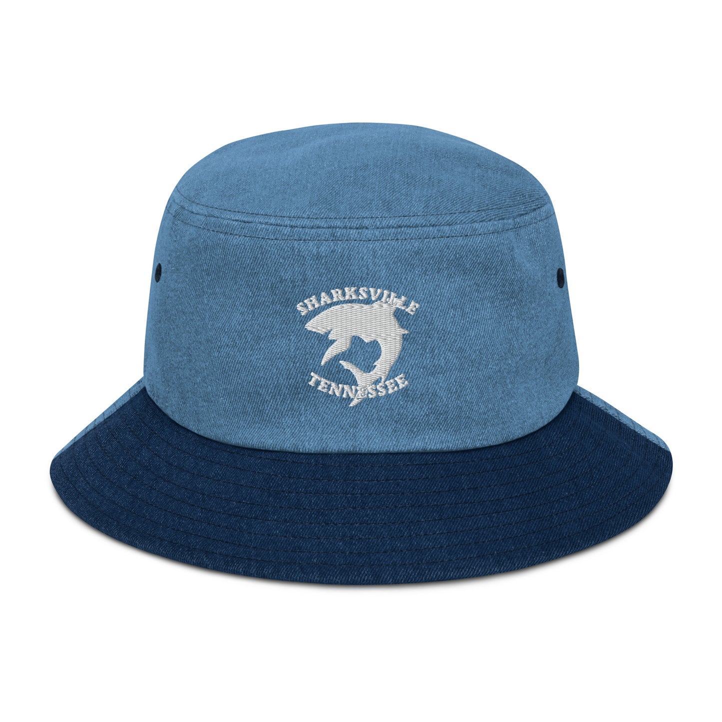 Sharksville Denim Bucket Hat