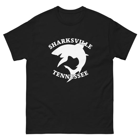 Sharksville OG Tee White Logo